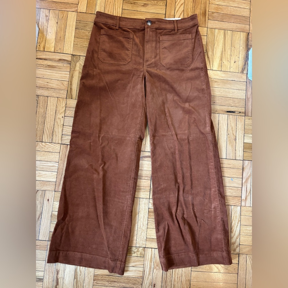 LOFT Brown Wide Leg Pants